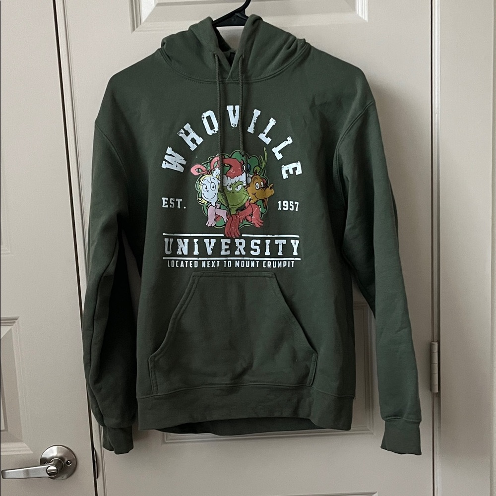 Gildan Whoville University Olive Hoodie